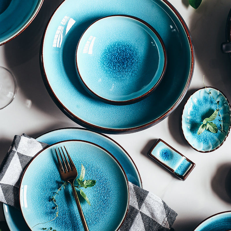 Mysterious Blue Plates
