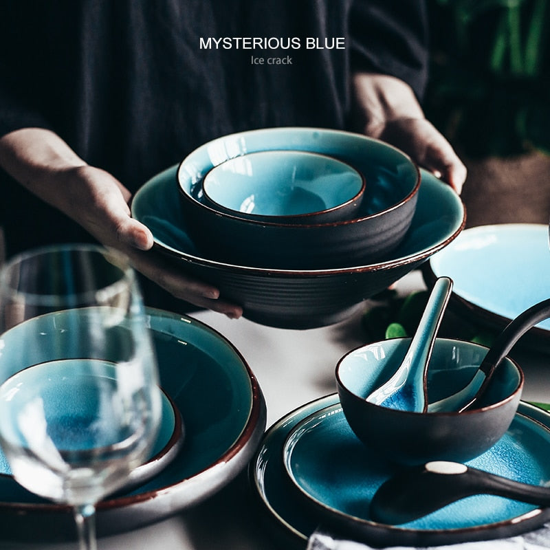 Mysterious Blue Dinner Set